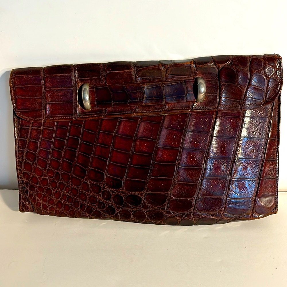 Vintage 1930 Alligator Bag Clutch